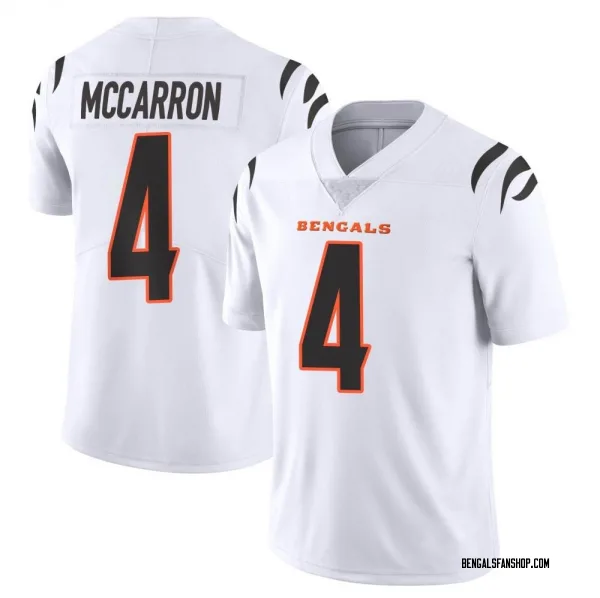 Men's AJ McCarron Cincinnati Bengals Limited White Vapor Untouchable Jersey