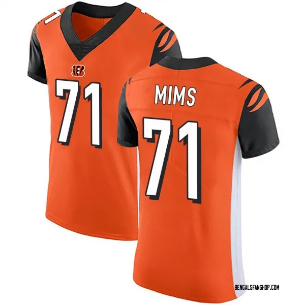Men's Amarius Mims Cincinnati Bengals Elite Orange Alternate Vapor Untouchable Jersey
