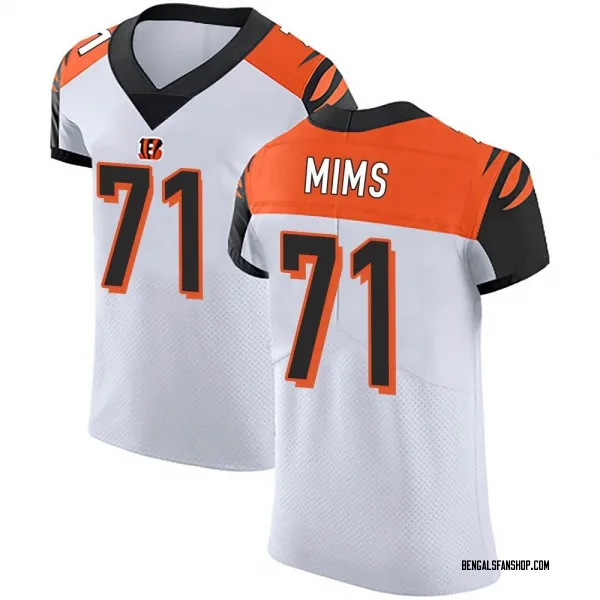 Men's Amarius Mims Cincinnati Bengals Elite White Vapor Untouchable Jersey