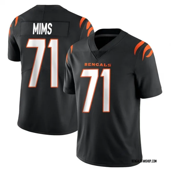 Men's Amarius Mims Cincinnati Bengals Limited Black Team Color Vapor Untouchable Jersey