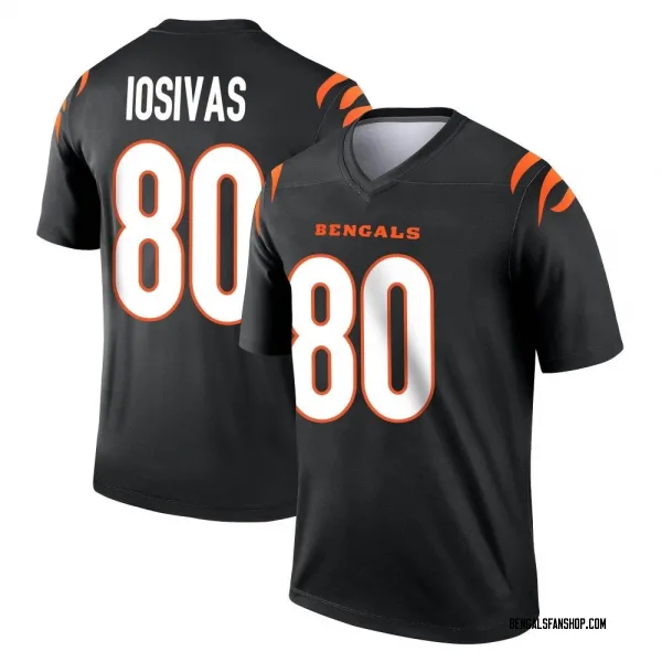 Men's Andrei Iosivas Cincinnati Bengals Legend Black Jersey