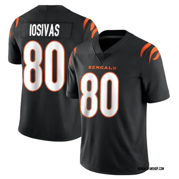 Men's Andrei Iosivas Cincinnati Bengals Limited Black Team Color Vapor Untouchable Jersey