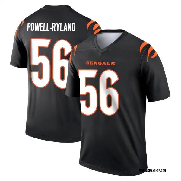 Men's Antwaun Powell-Ryland Cincinnati Bengals Legend Black Jersey