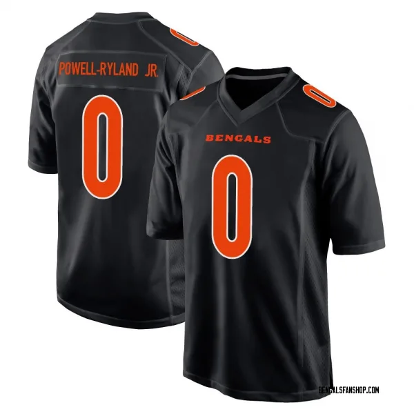 Men's Antwaun Powell-Ryland Jr. Cincinnati Bengals Game Black Fashion Jersey