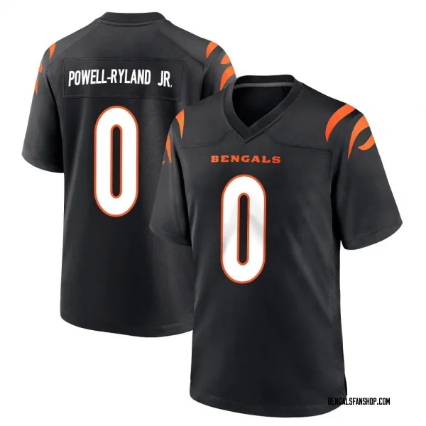 Men's Antwaun Powell-Ryland Jr. Cincinnati Bengals Game Black Team Color Jersey
