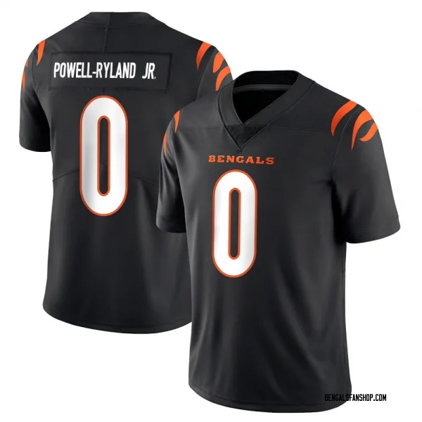 Men's Antwaun Powell-Ryland Jr. Cincinnati Bengals Limited Black Team Color Vapor Untouchable Jersey