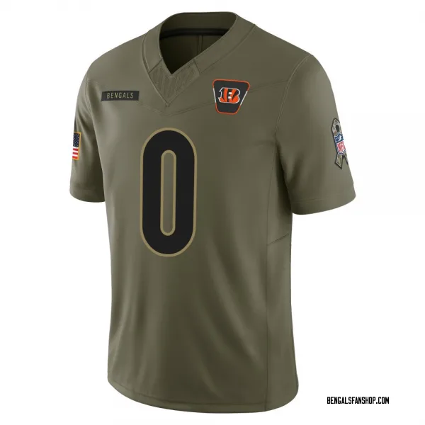 Men's Antwaun Powell-Ryland Jr. Cincinnati Bengals Limited Olive 2025 Salute to Service Jersey