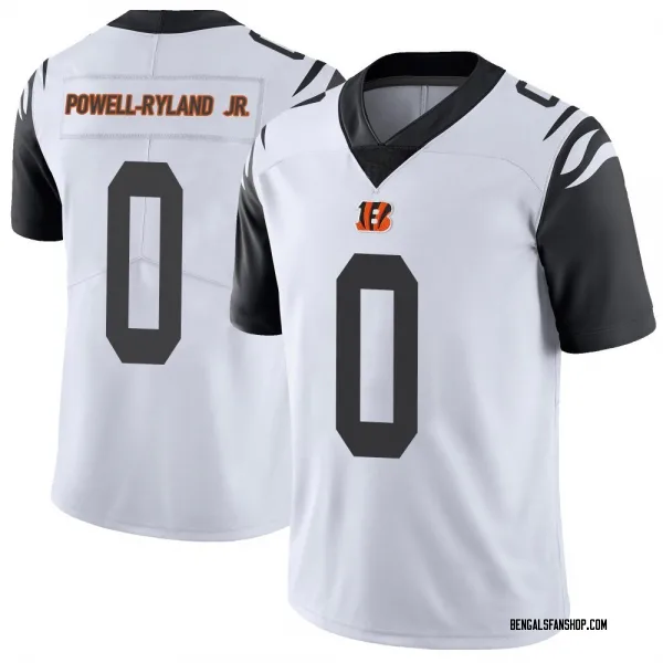 Men's Antwaun Powell-Ryland Jr. Cincinnati Bengals Limited White Color Rush Vapor Untouchable Jersey