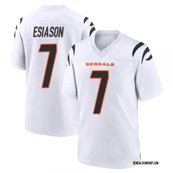 Men's Boomer Esiason Cincinnati Bengals Game White Jersey