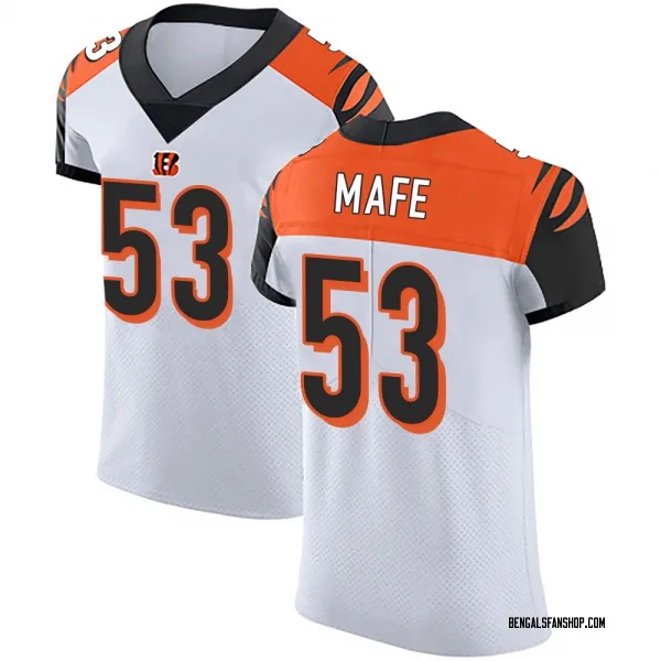 Men's Boye Mafe Cincinnati Bengals Elite White Vapor Untouchable Jersey