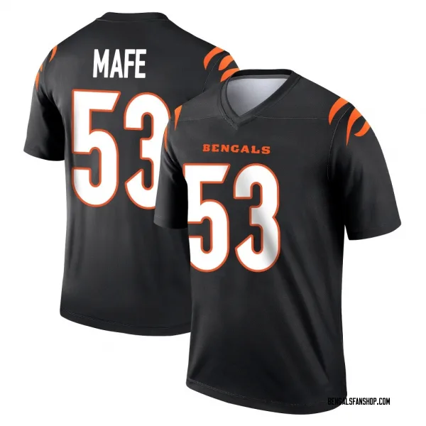 Men's Boye Mafe Cincinnati Bengals Legend Black Jersey