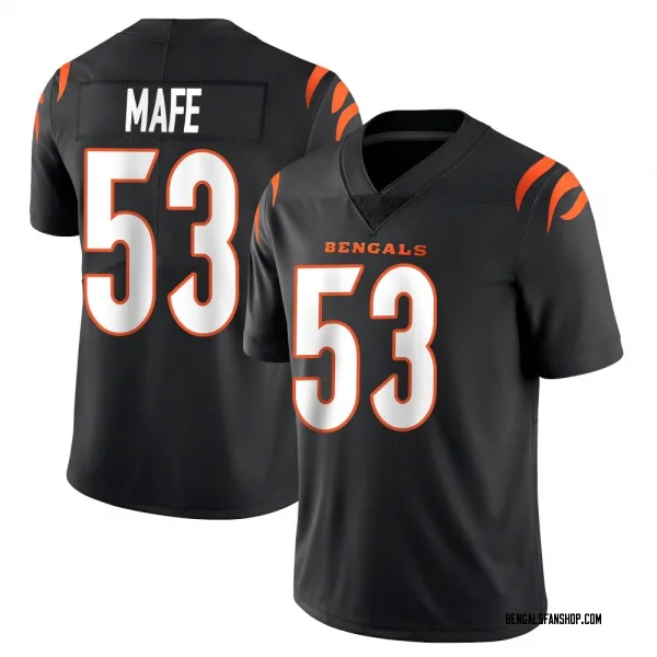 Men's Boye Mafe Cincinnati Bengals Limited Black Team Color Vapor Untouchable Jersey