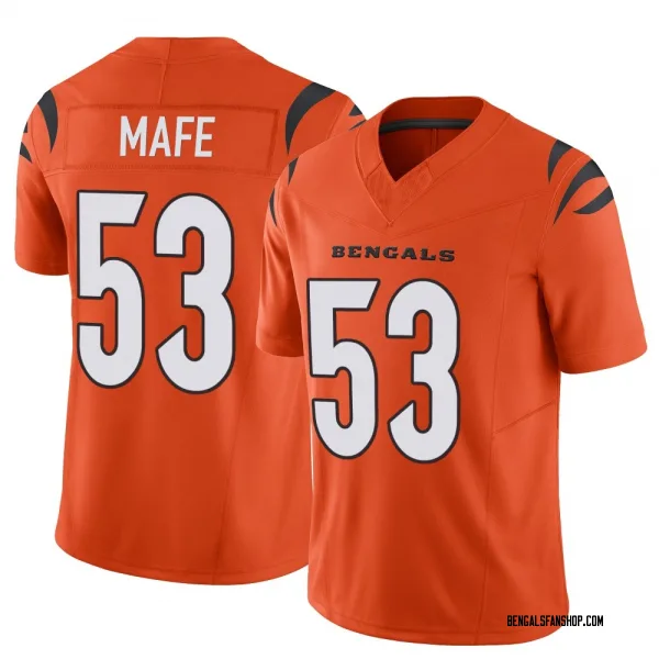 Men's Boye Mafe Cincinnati Bengals Limited Orange Vapor F.U.S.E. Jersey