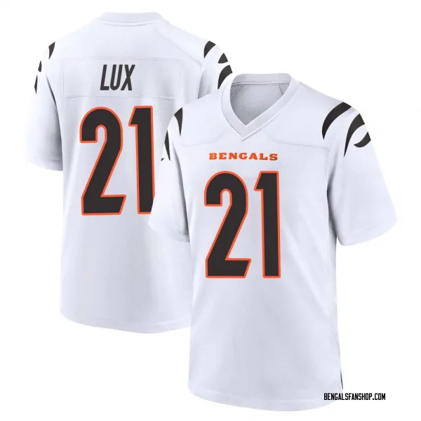 Men's Bralyn Lux Cincinnati Bengals Game White Jersey