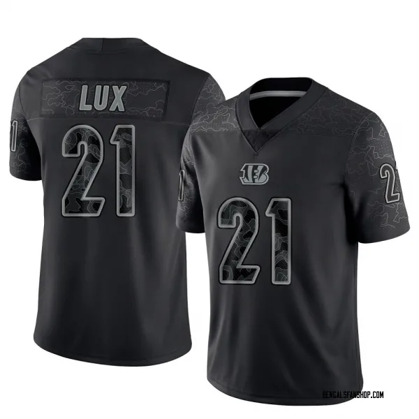 Men's Bralyn Lux Cincinnati Bengals Limited Black Reflective Jersey