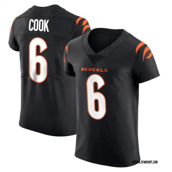 Men's Bryan Cook Cincinnati Bengals Elite Black Team Color Vapor Untouchable Jersey