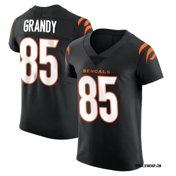 Men's Cam Grandy Cincinnati Bengals Elite Black Team Color Vapor Untouchable Jersey