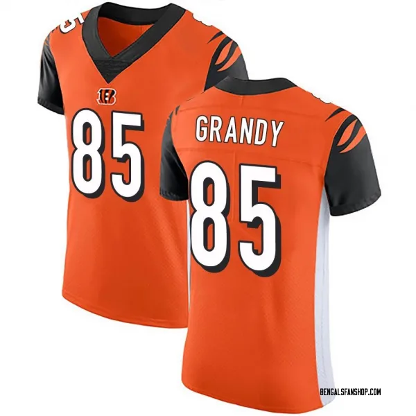 Men's Cam Grandy Cincinnati Bengals Elite Orange Alternate Vapor Untouchable Jersey
