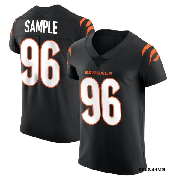 Men's Cam Sample Cincinnati Bengals Elite Black Team Color Vapor Untouchable Jersey