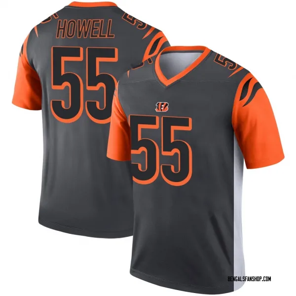 Men's Cashius Howell Cincinnati Bengals Legend Silver Jersey