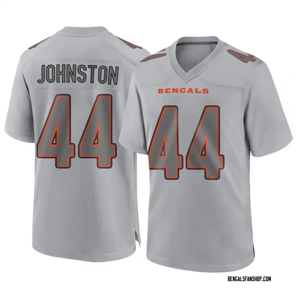 Men's Clay Johnston Cincinnati Bengals Game Gray Atmosphere Fashion Jersey