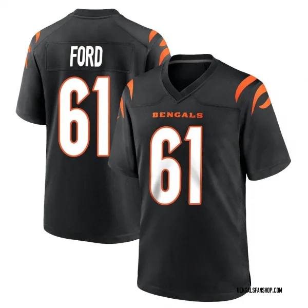 Men's Cody Ford Cincinnati Bengals Game Black Team Color Jersey