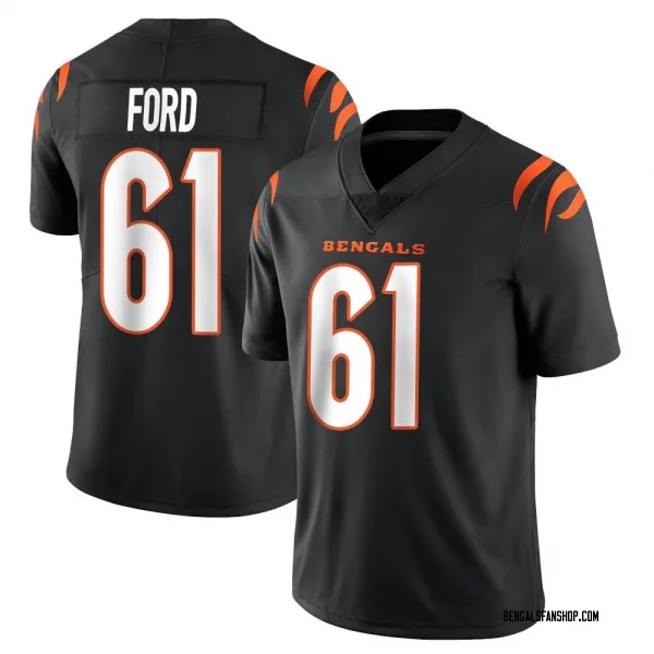 Men's Cody Ford Cincinnati Bengals Limited Black Team Color Vapor Untouchable Jersey