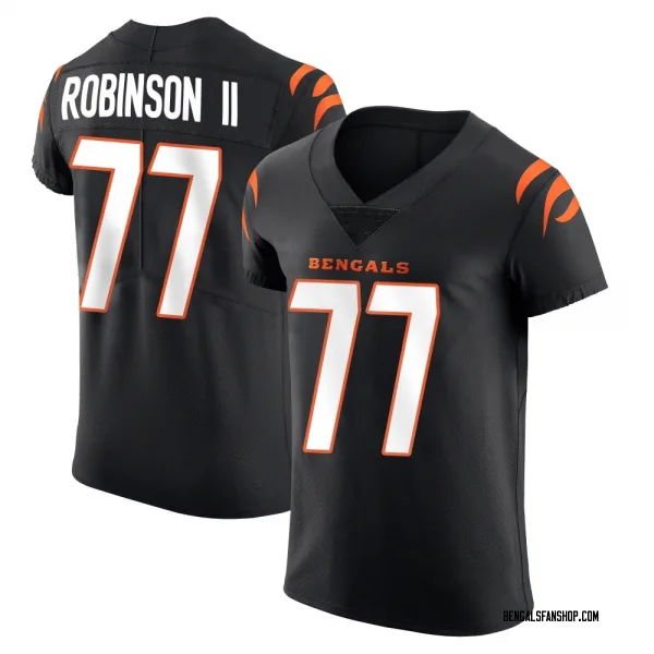 Men's Corey Robinson II Cincinnati Bengals Elite Black Team Color Vapor Untouchable Jersey