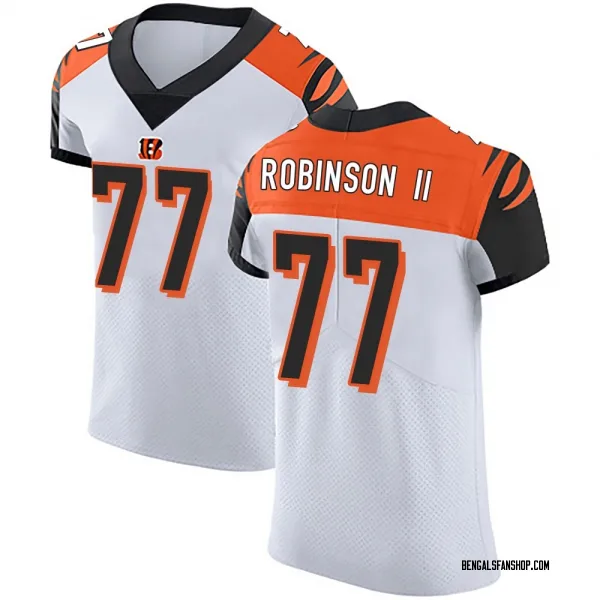 Men's Corey Robinson II Cincinnati Bengals Elite White Vapor Untouchable Jersey
