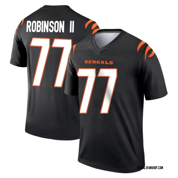 Men's Corey Robinson II Cincinnati Bengals Legend Black Jersey