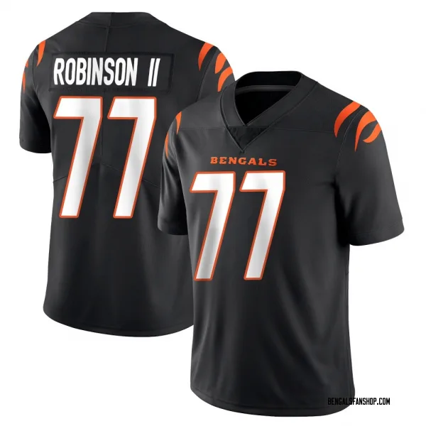 Men's Corey Robinson II Cincinnati Bengals Limited Black Team Color Vapor Untouchable Jersey