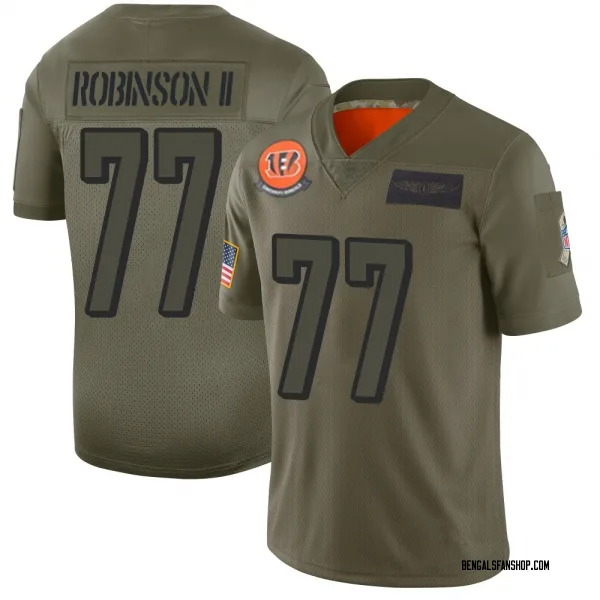 Men's Corey Robinson II Cincinnati Bengals Limited Camo 2019 Salute to Service Jersey