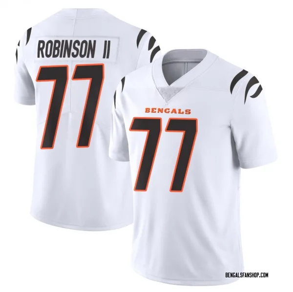 Men's Corey Robinson II Cincinnati Bengals Limited White Vapor Untouchable Jersey