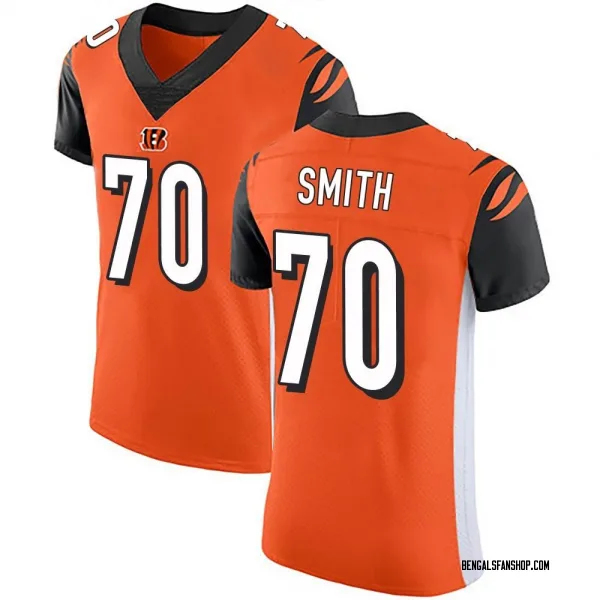 Men's D'Ante Smith Cincinnati Bengals Elite Orange Alternate Vapor Untouchable Jersey