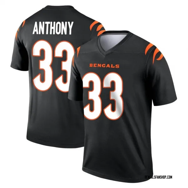 Men's Daijahn Anthony Cincinnati Bengals Legend Black Jersey