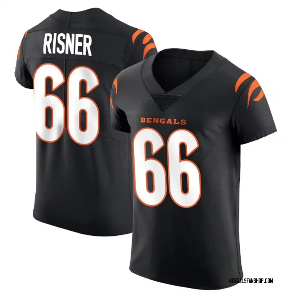 Men's Dalton Risner Cincinnati Bengals Elite Black Team Color Vapor Untouchable Jersey