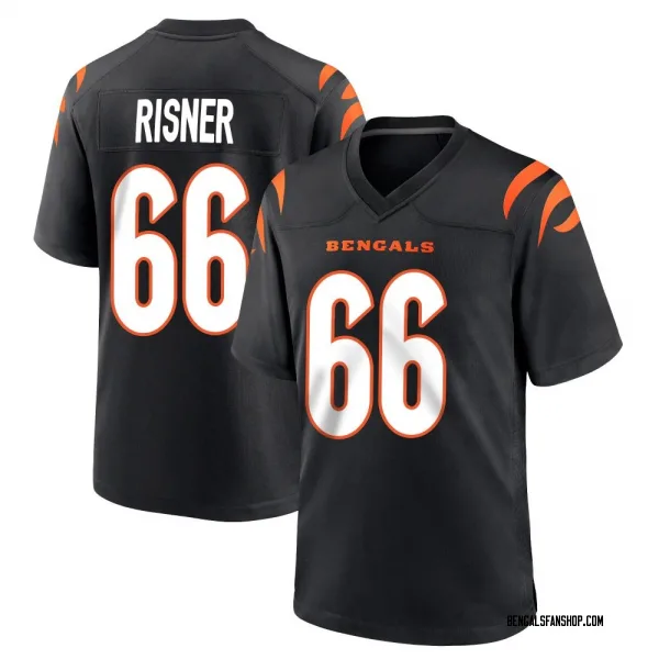 Men's Dalton Risner Cincinnati Bengals Game Black Team Color Jersey