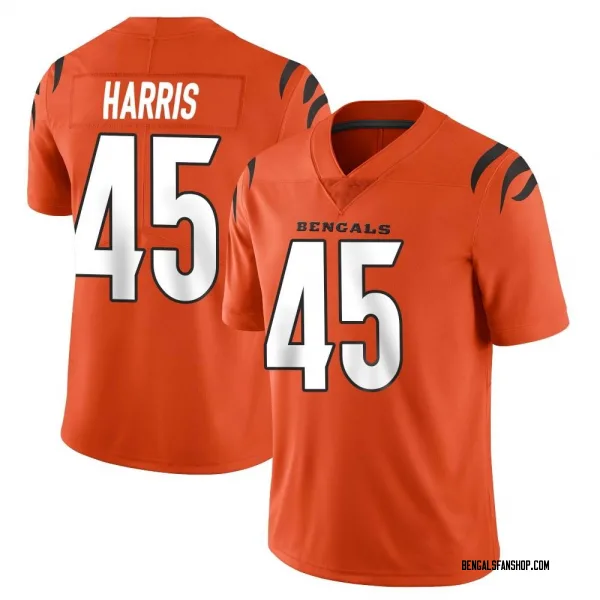 Men's Darien Harris Cincinnati Bengals Limited Orange Vapor Untouchable Jersey