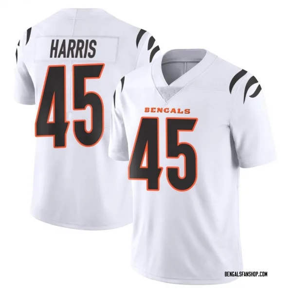Men's Darien Harris Cincinnati Bengals Limited White Vapor Untouchable Jersey