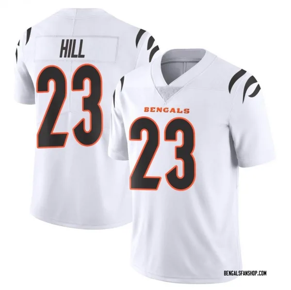 Men's Dax Hill Cincinnati Bengals Limited White Vapor Untouchable Jersey