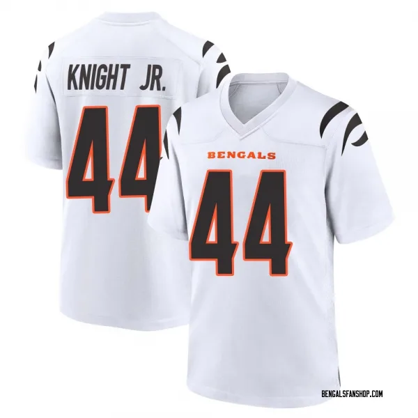 Men's Demetrius Knight Jr. Cincinnati Bengals Game White Jersey