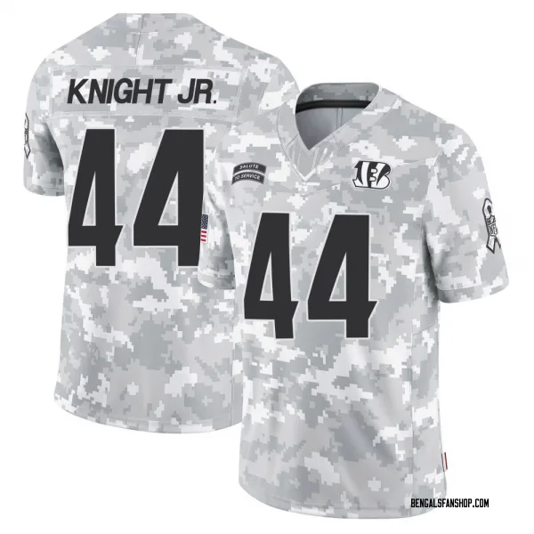 Men's Demetrius Knight Jr. Cincinnati Bengals Limited Arctic Camo 2024 Salute to Service Jersey