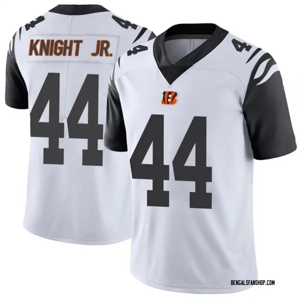 Men's Demetrius Knight Jr. Cincinnati Bengals Limited White Color Rush Vapor Untouchable Jersey
