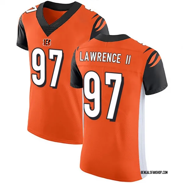 Men's Dexter Lawrence II Cincinnati Bengals Elite Orange Alternate Vapor Untouchable Jersey