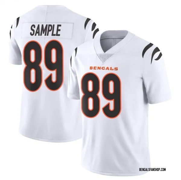 Men's Drew Sample Cincinnati Bengals Limited White Vapor Untouchable Jersey