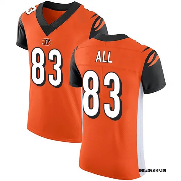 Men's Erick All Jr. Cincinnati Bengals Elite Orange Alternate Vapor Untouchable Jersey