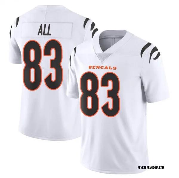 Men's Erick All Jr. Cincinnati Bengals Limited White Vapor Untouchable Jersey