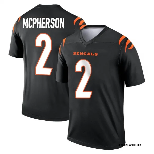Men's Evan McPherson Cincinnati Bengals Legend Black Jersey