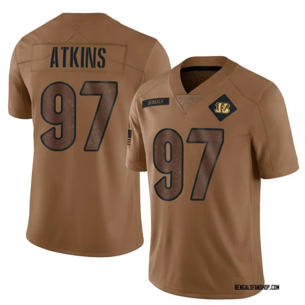 Men's Geno Atkins Cincinnati Bengals Limited Brown 2023 Salute To Service Jersey
