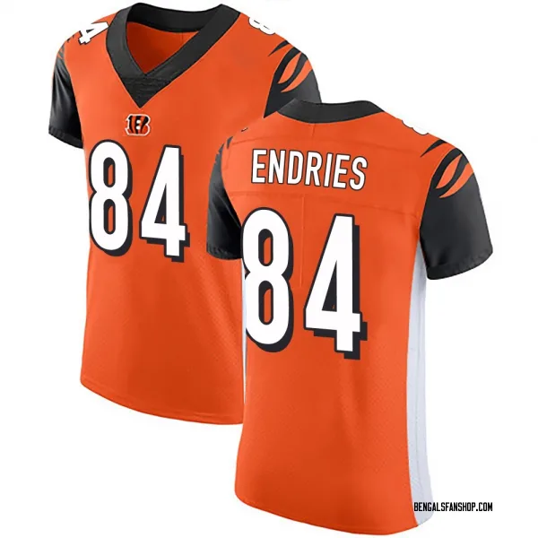 Men's Jack Endries Cincinnati Bengals Elite Orange Alternate Vapor Untouchable Jersey